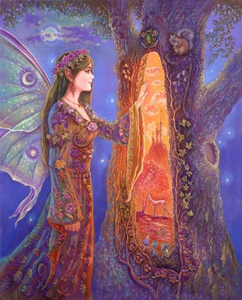 Framed Doorway To Fairyland Print