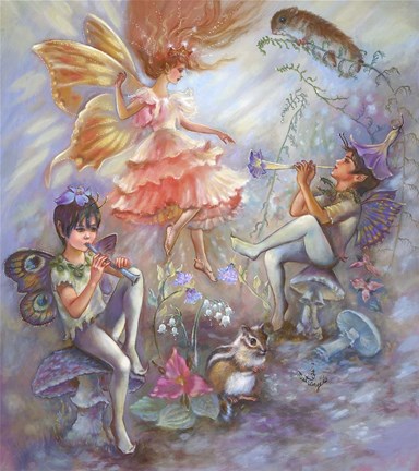 Framed Fairy Revels Print