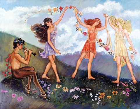 Framed Three Graces Print