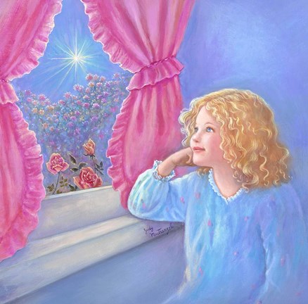 Framed Dreaming On A Star Print