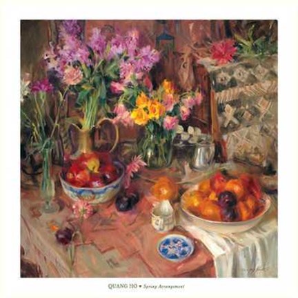 Framed Spring Arrangement Print