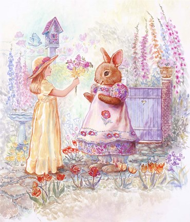 Framed Spring Bouquet Print