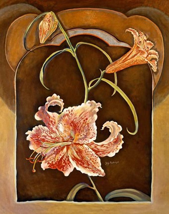 Framed Tiger Lilies Print