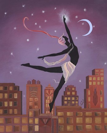 Framed Art Deco Arabesque Print