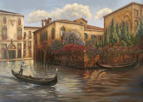 Framed Gondola I Print