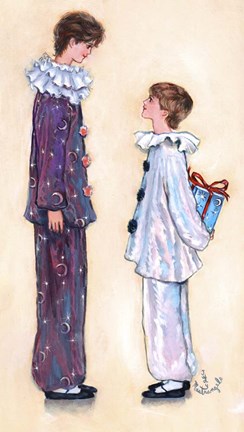 Framed Giving Present Print