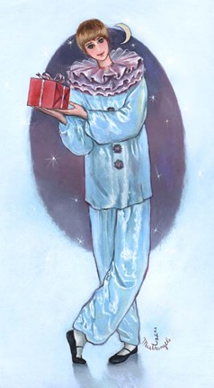 Framed Holding Present Print