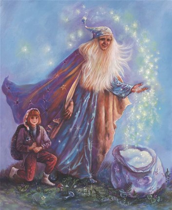 Framed Sandman And Helper Print