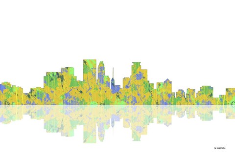 Framed Minneapolis Minnesota 1 Print