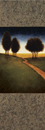 Framed Lighted Path II Print