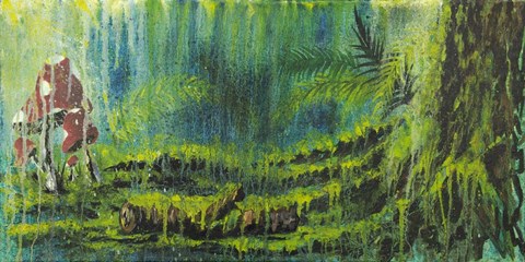 Framed Forest Mushrooms Print