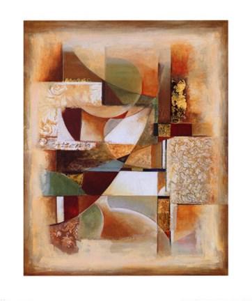 Framed Abstract Collage II Print