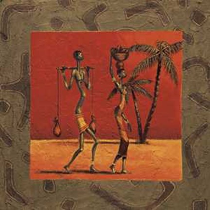 Framed Sun Tribe I Print