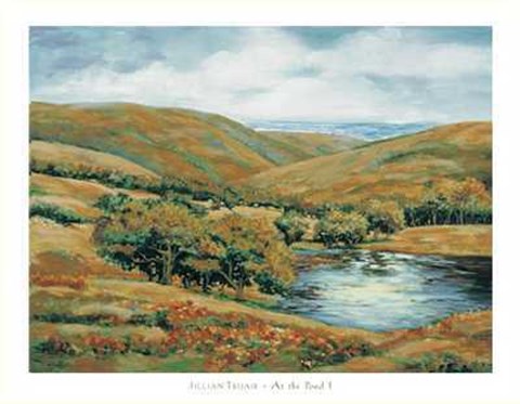 Framed At the Pond I Print