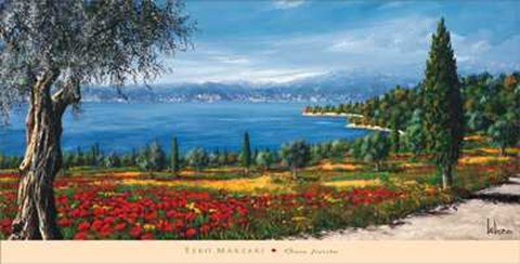 Framed Baia Fiorita Print