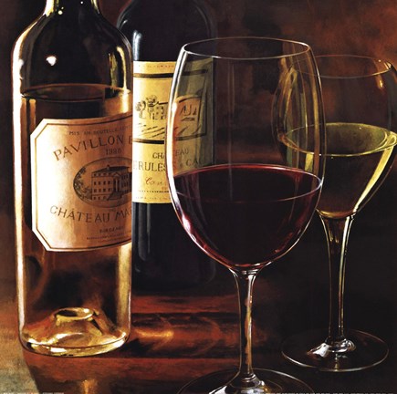 Framed Rouge Et Blanc Print