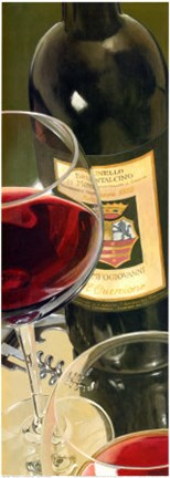 Framed Brunello di Montalcino Print