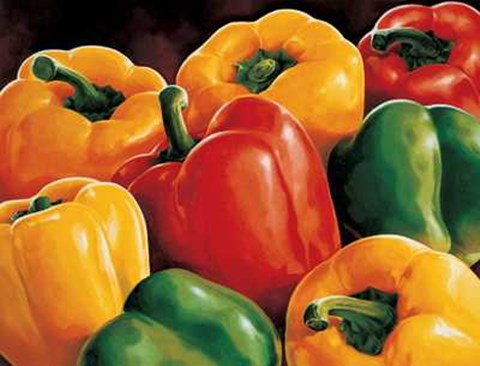 Framed Peperoni Print