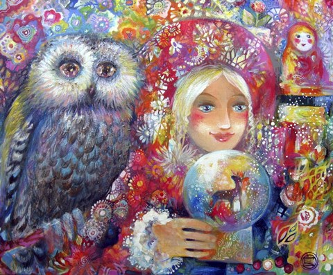 Framed Snow Ball Print