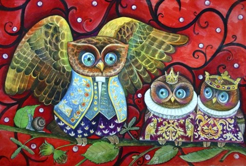 Framed Baby King Print