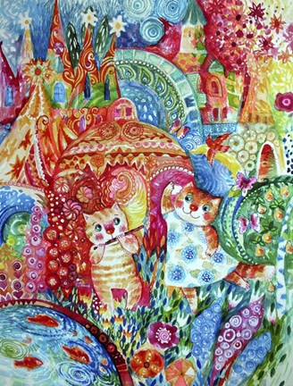 Framed Happy Summer Print