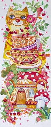 Framed Beads from Rose Hips-2 Print