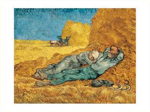 Framed Siesta, c.1889 Print