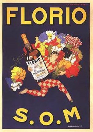Framed Florio 1915 Print