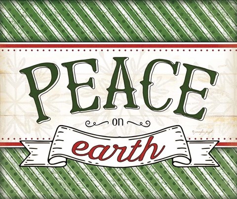 Framed Peace on Earth Print