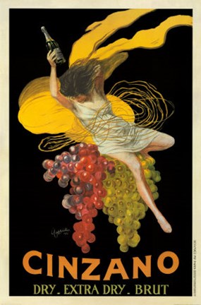 Framed Cinzano Print