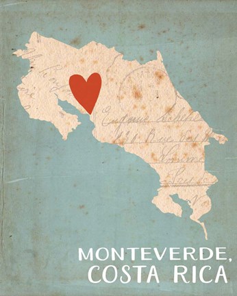 Framed Costa Rica Print