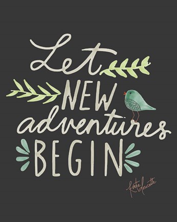 Framed New Adventures Print