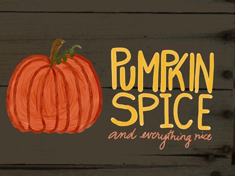 Framed Pumpkin Spice Print