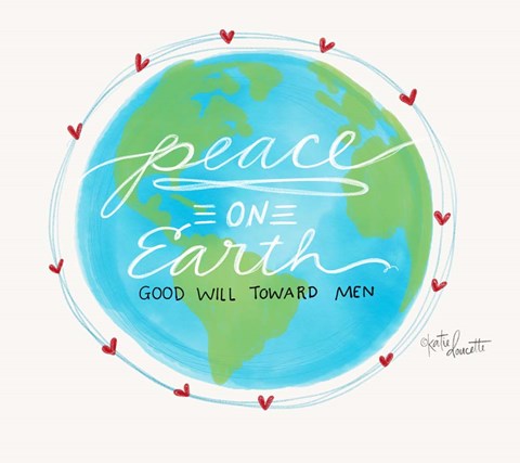 Framed Peace on Earth Print