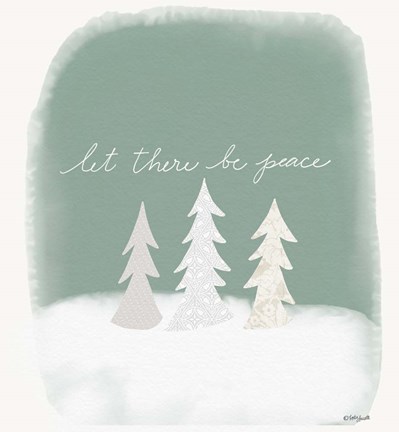 Framed Let There Be Peace Print