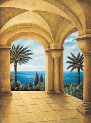 Framed Ocean View III Print