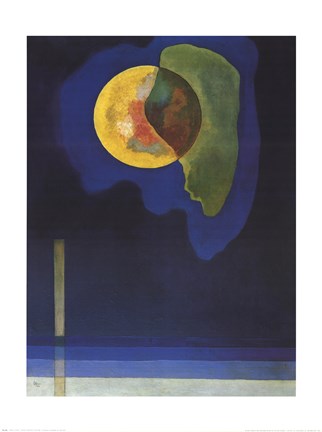 Framed Cercle Jaune, c.1926 Print