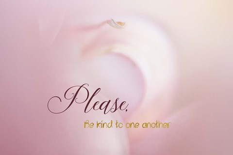 Framed Be Kind Print