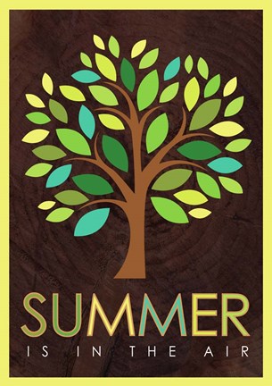 Framed Summer Tree Print