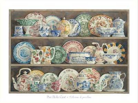 Framed Collezione di Porcellane 2 Print