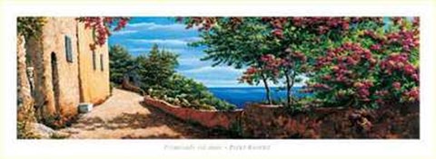 Framed Promenade Sul Mare Print