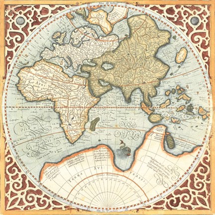 Framed Terra Major Petites B Print