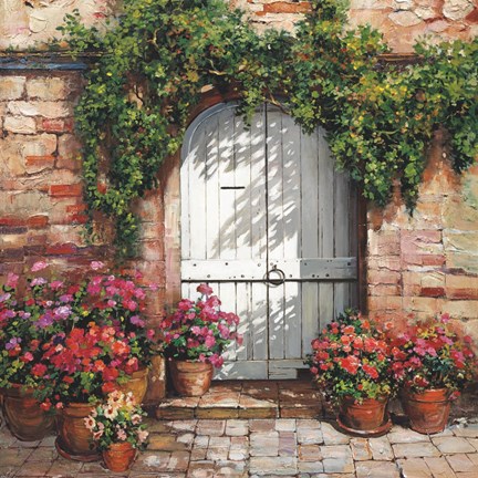 Framed Stone Stairway Petites A Print