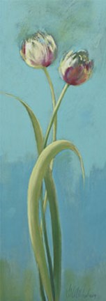 Framed Two Lips Print