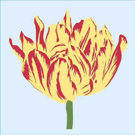 Framed Soho Tulip II Print