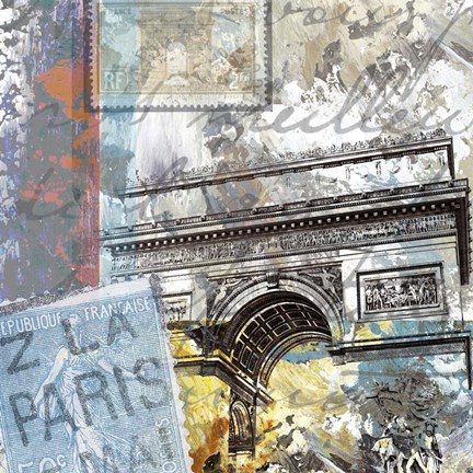 Framed Paris Arc Print
