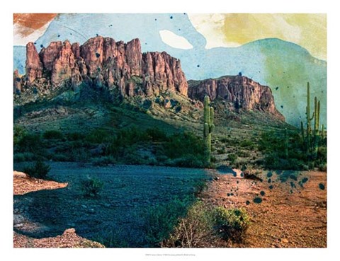 Framed Arizona Abstract Print