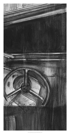 Framed Vintage Cockpit III Print