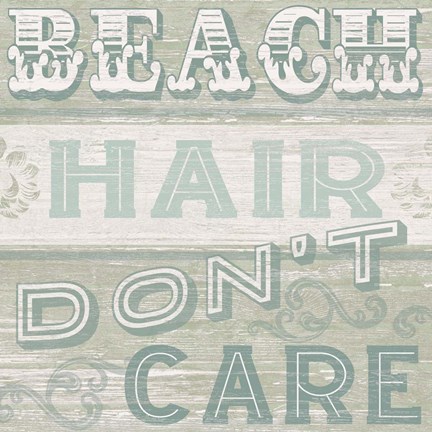 Framed Little Beachy I Print