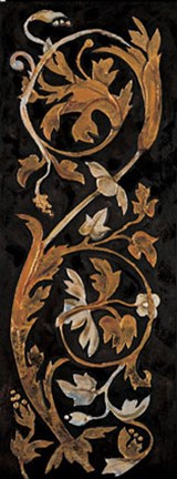 Framed Classic Scroll II Print